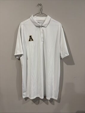 App State Dri-fit Nike Golf White Men's Polo Shirt